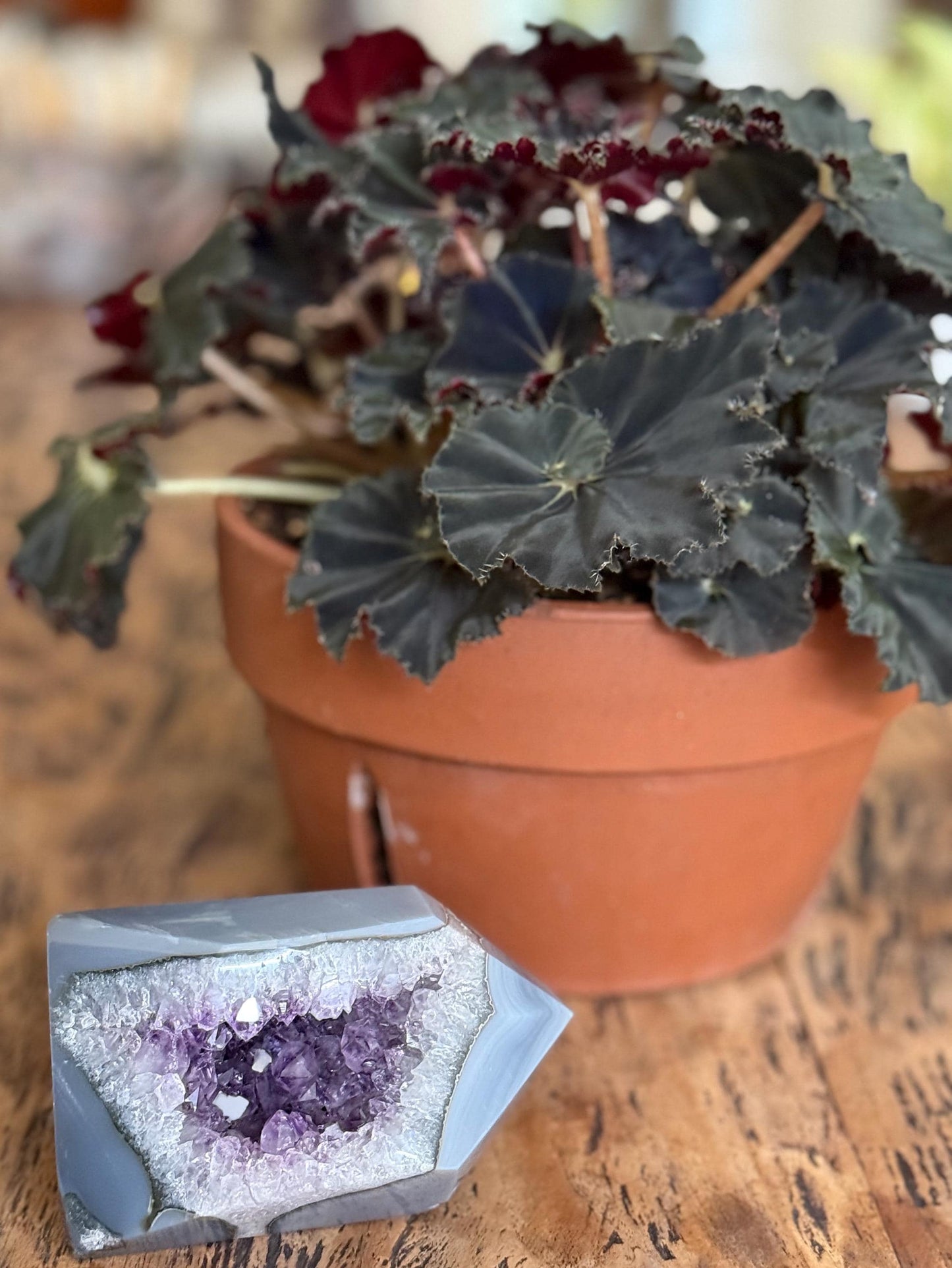 Agate Amethyst Geode