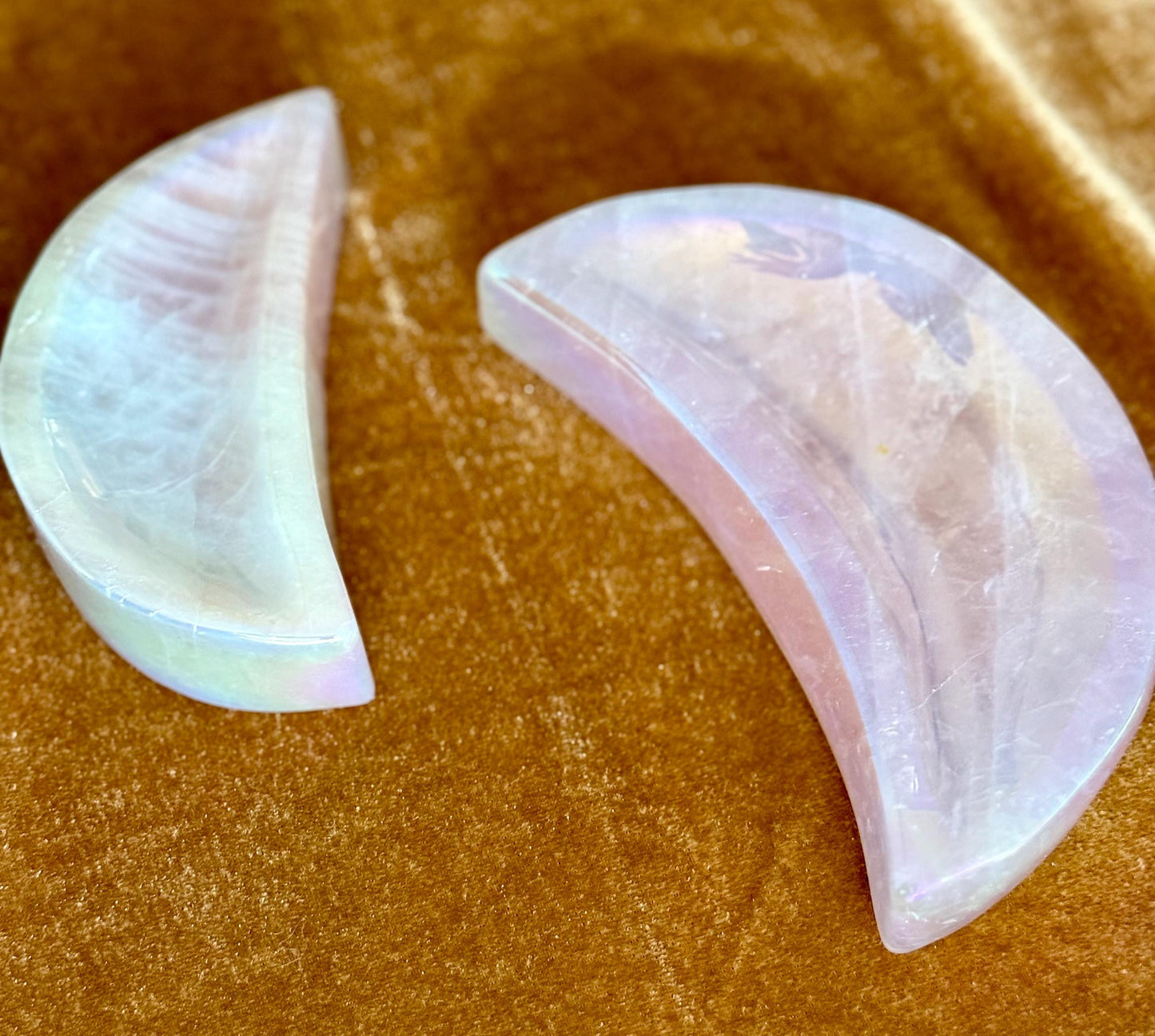 Rose Quartz Moon Bowl